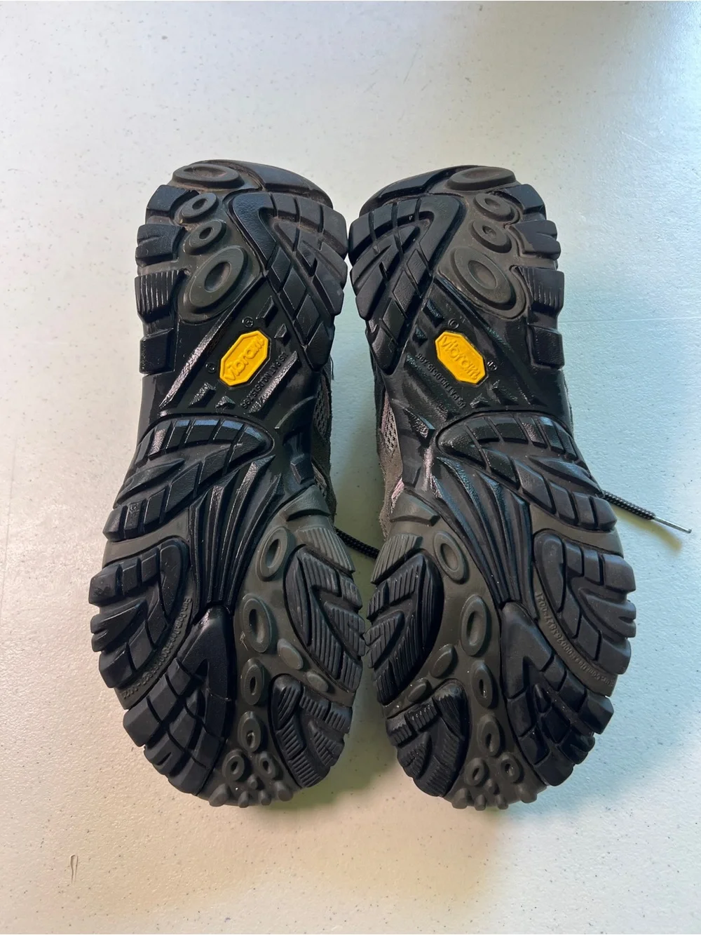 Merrell Continuum Vibram Hiking Sneakers Beluga Gray Lilac Womens Sz 11
